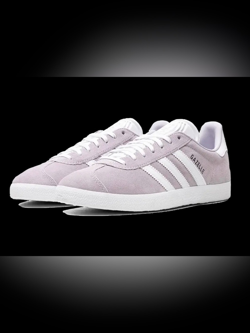 adidas Gazelle Women's Suede Sneakers - Silver Dawn & White